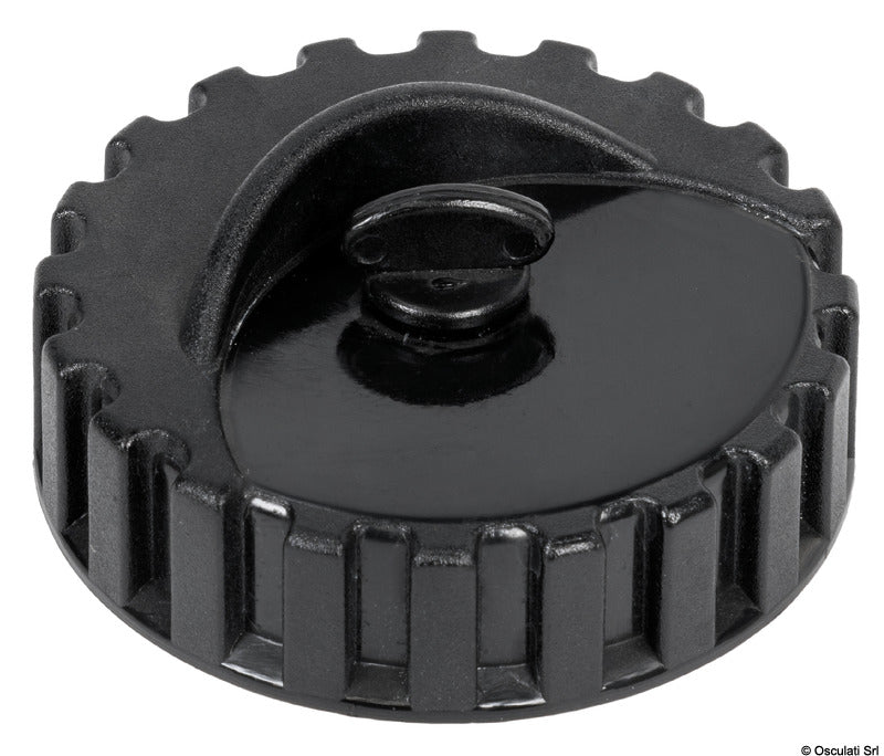 Varakorkki ilman täyttömäärän ilmaisinta kannettaville säiliöille