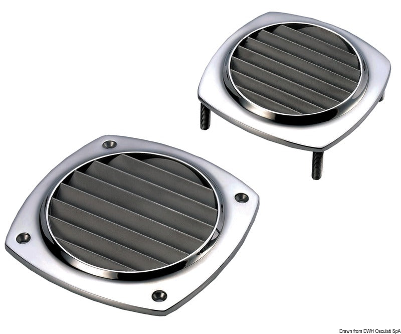 Ruostumattomasta teräksestä valmistettu tuuletusaukko