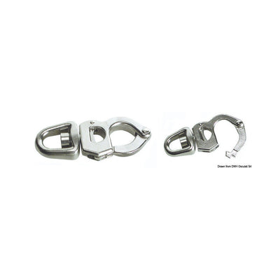 Snap-shackles for sheets, halyards and spinnakers,