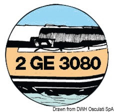 Itseliimautuvat kirjaimet, korkeus 20 cm