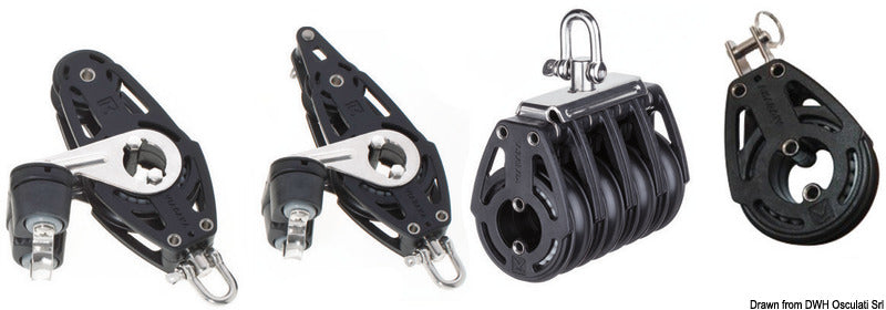 VIADANA-komposiittimateriaalista valmistettu kuulalaakerilohko