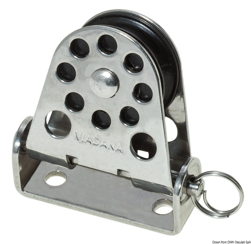 VIADANA pystysuora kääntyvä jalkatuki