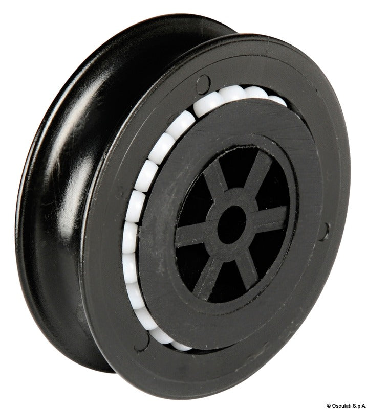 Nylon-väkipyörä Delrin®-kuulalaakereilla