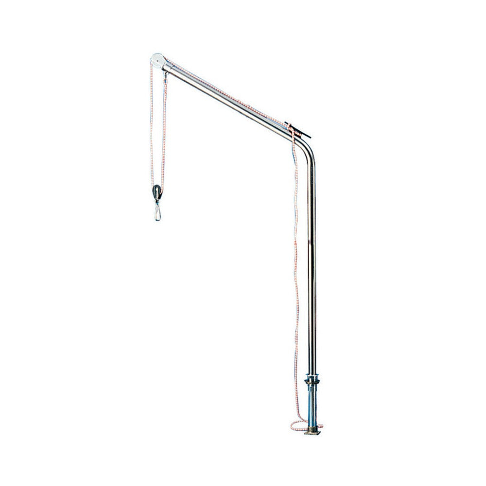 Swivelling davit