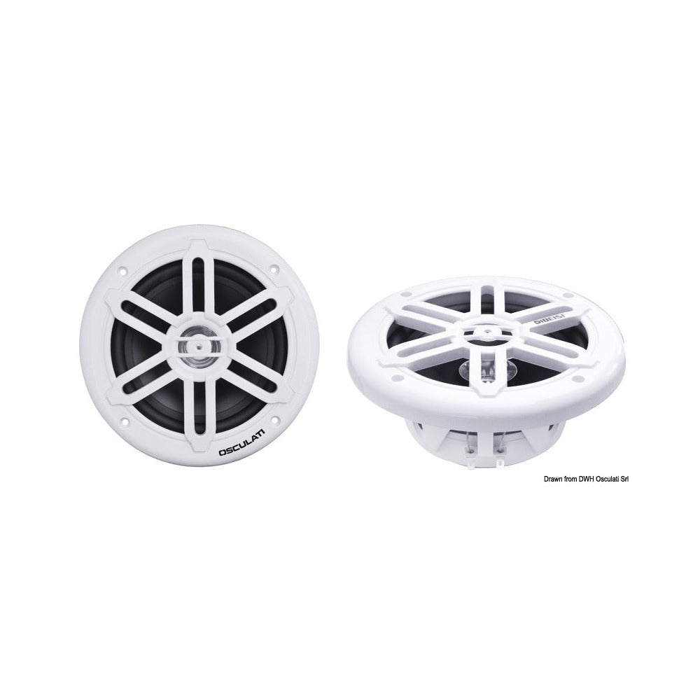 Dual cone stereo speaker pair