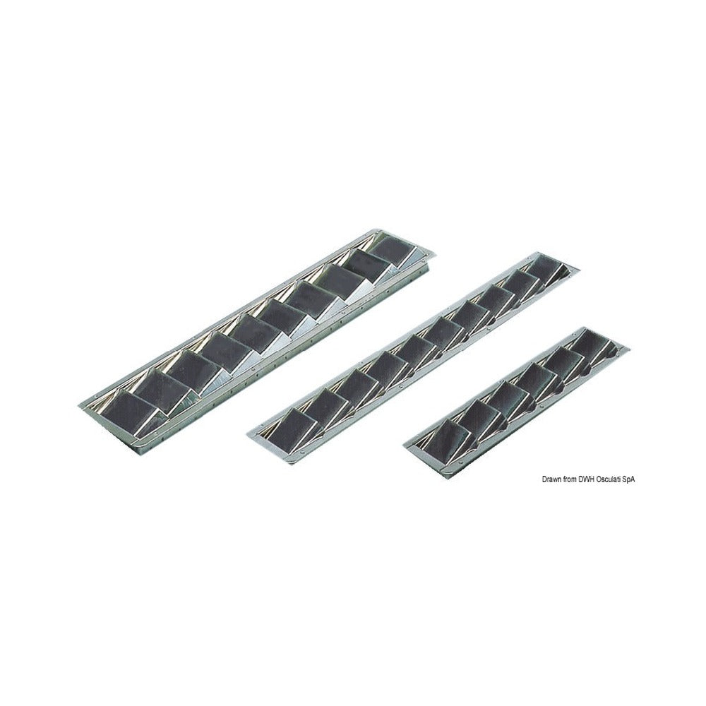 Stainless steel side louver