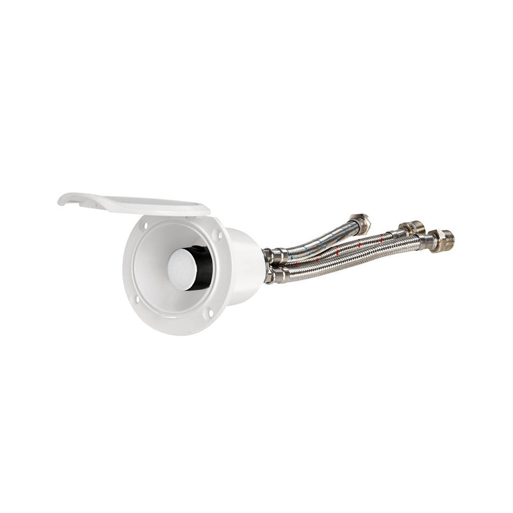 Nuvola deck shower with mixer