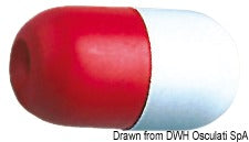 Kaksivärinen vesisuksien kelluva kolmio