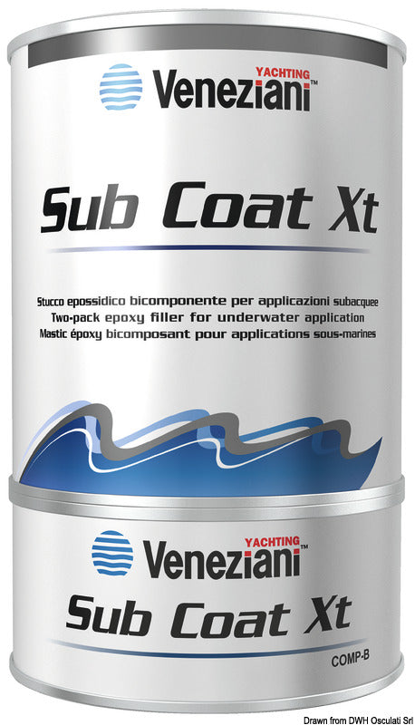 VENEZIANI two-component epoxy filler for underwater uses