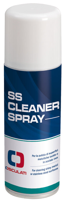 Stainless steel cleaner spray