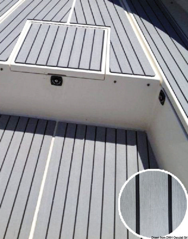 Teak-jäljitelmäinen itseliimautuva tiikkiä muistuttava EVA-terassilattia