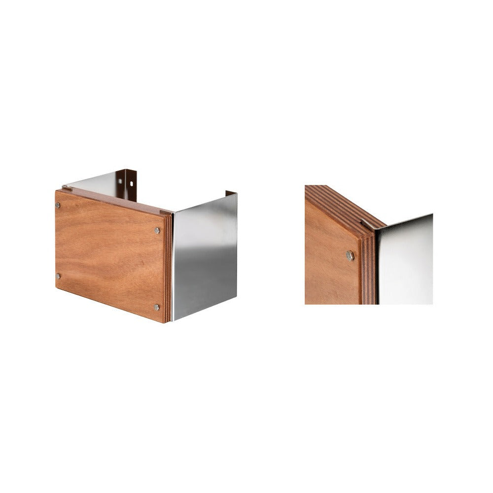 Fixed brackets for transom mounting