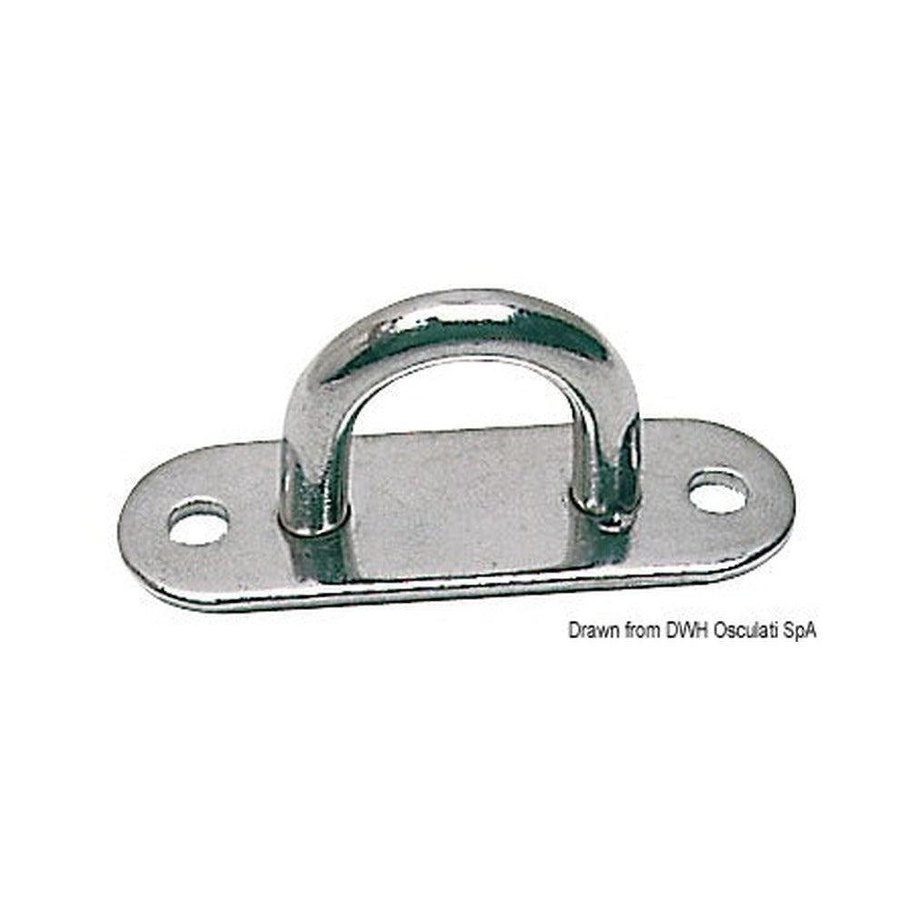 Eye bridges with flat base