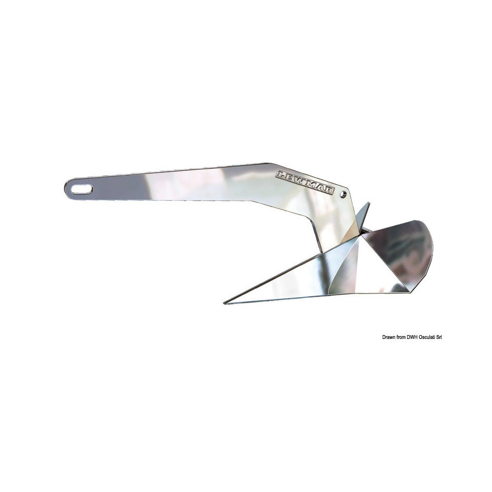 LEWMAR Delta® DTX stainless steel anchor