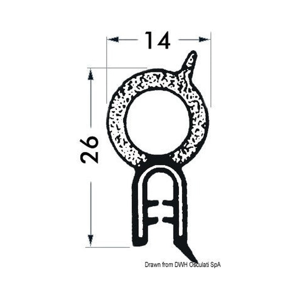 Profiles suitable for beading fibreglass
