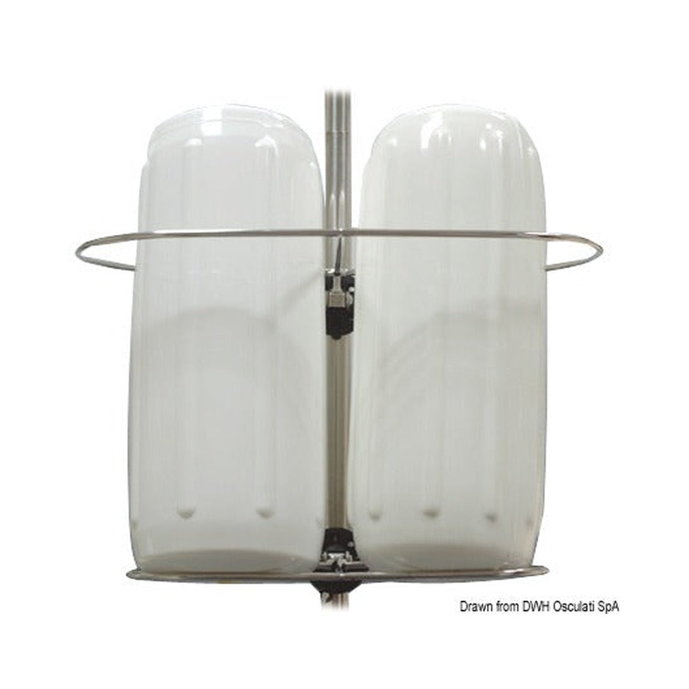Foldable fender basket