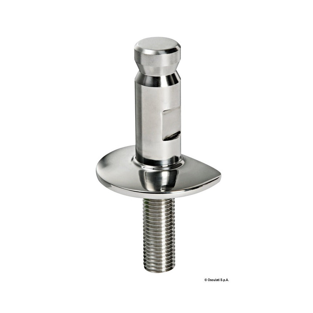 Stanchion oval base