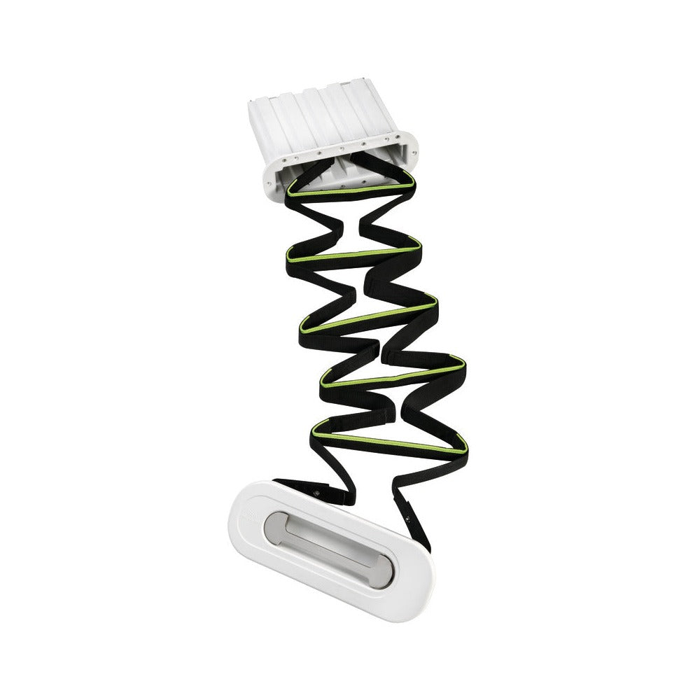 Recessed emergency ladder suitable for ISO 15085 a