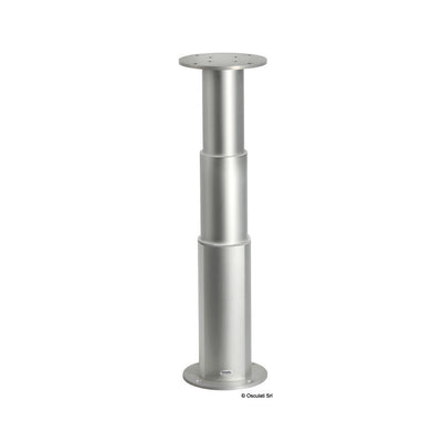 ROUND-ALU electrical table pedestal