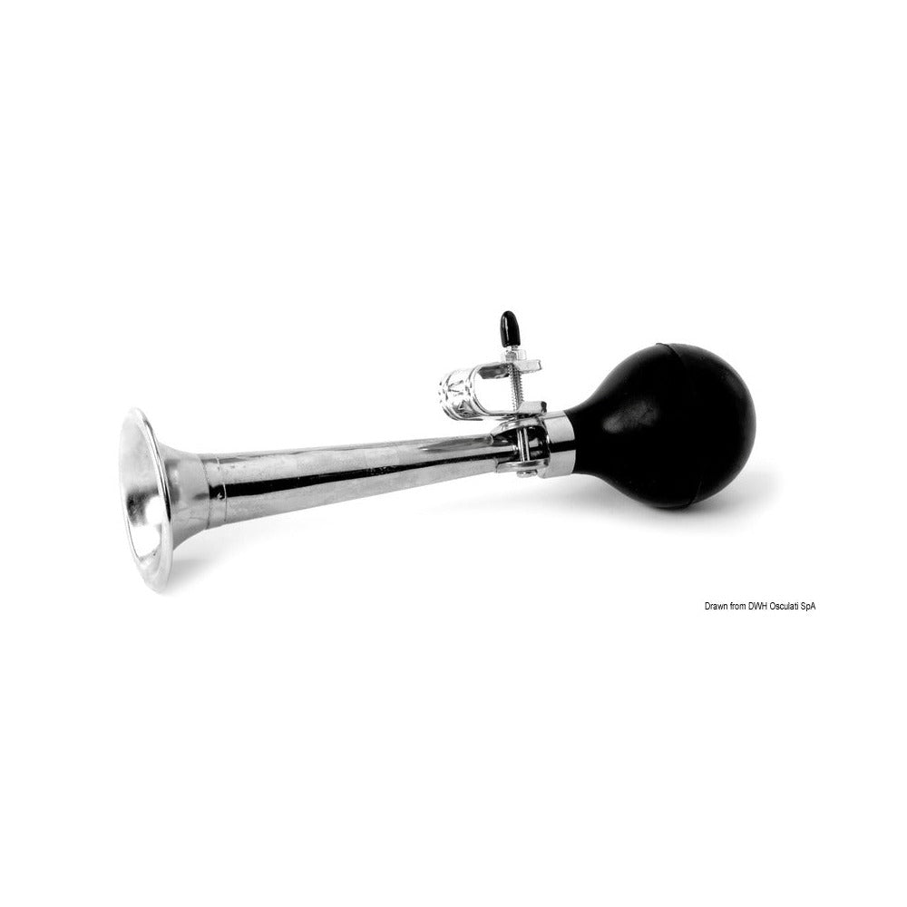 Japanese hand pressure chromed brass fog horn