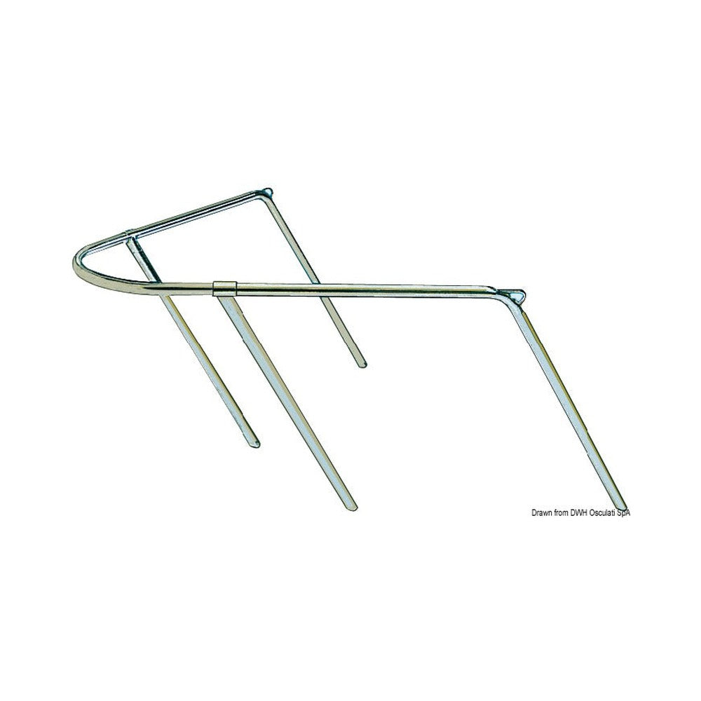 Bow pulpit for sails or pilot boats up to 7 metres