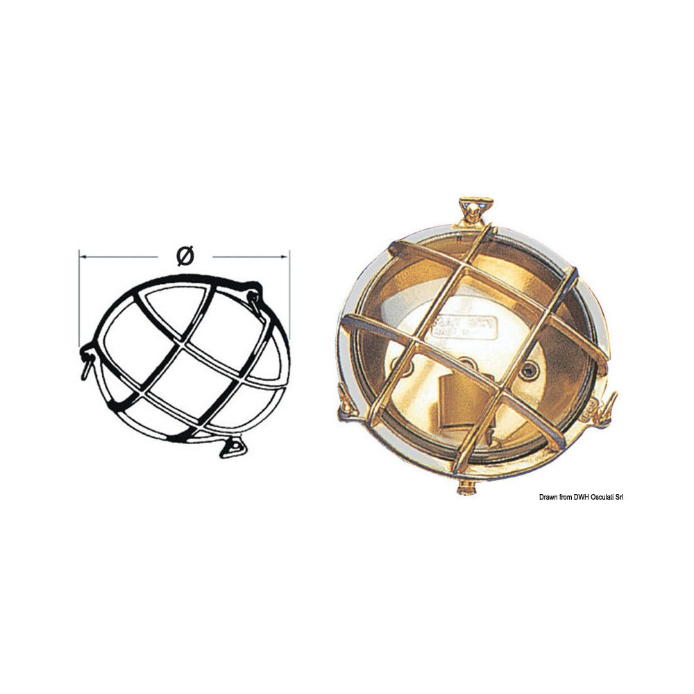 OLD MARINA round turtle lamp