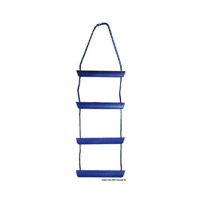 Temporary boarding ladder