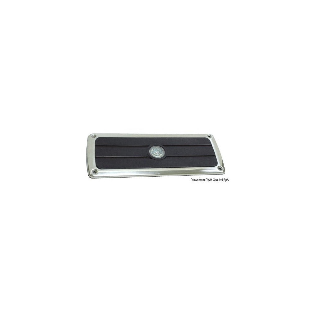 Non-slip footrest board with frame