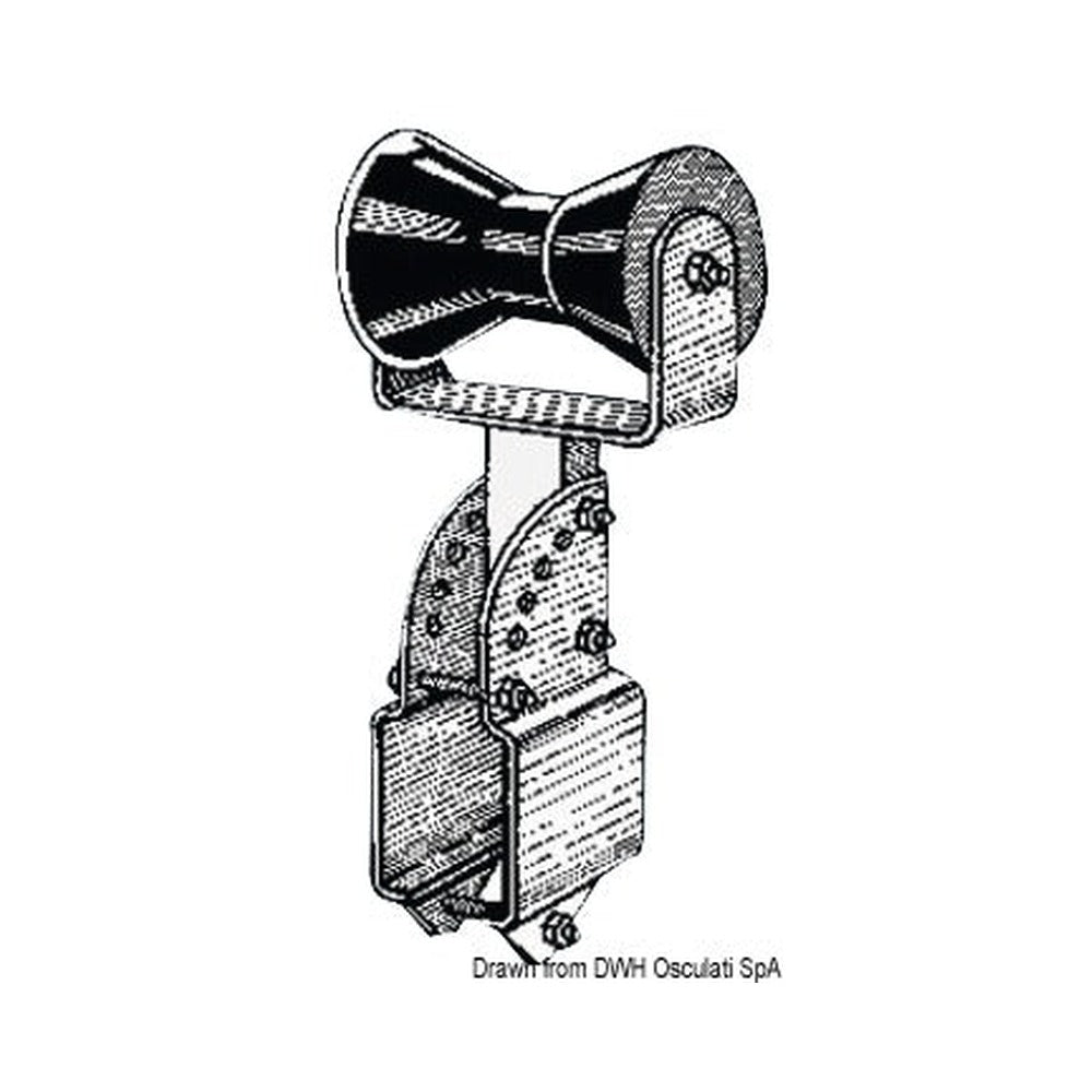 Keel central roller