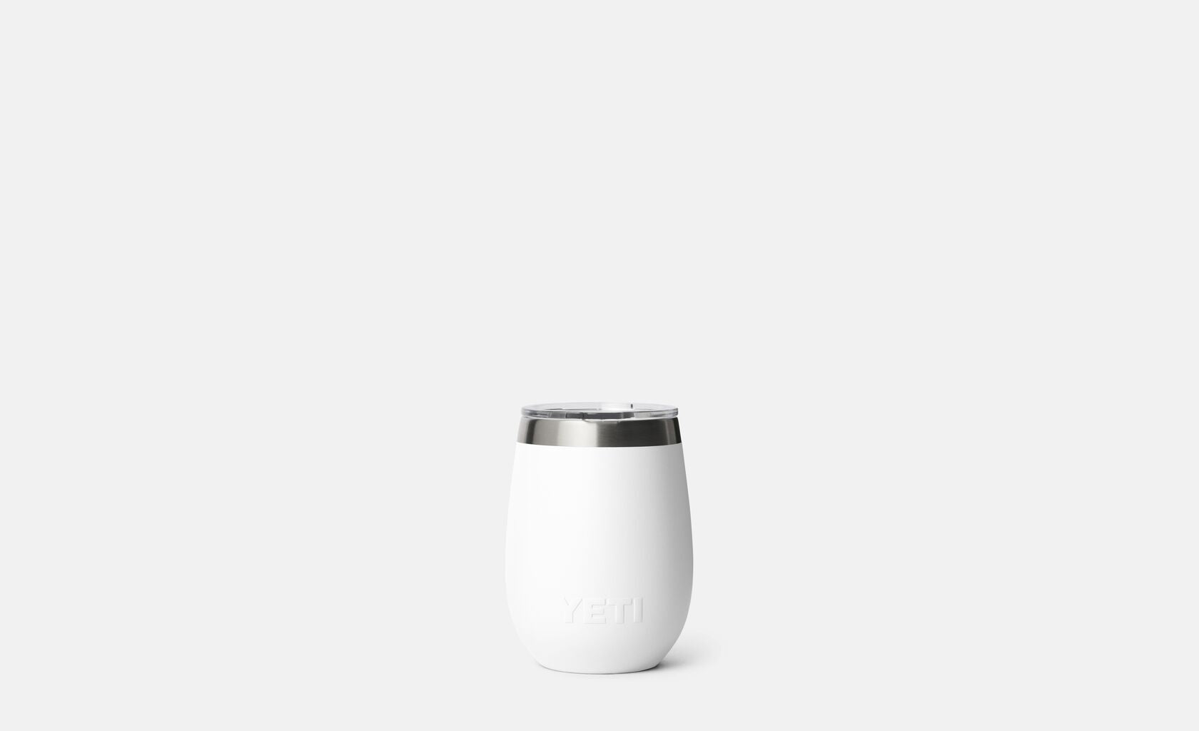 YETI Rambler 10 oz CL Wine MS White back view