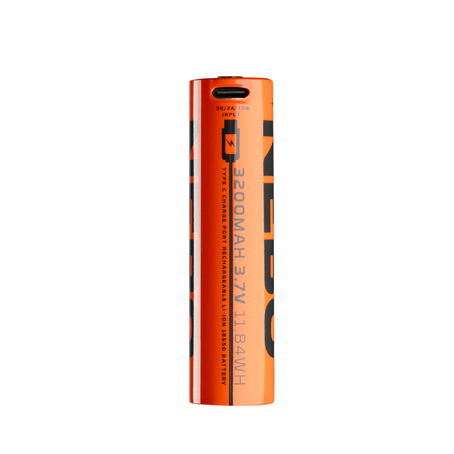 18650 USB-C ladattava akku