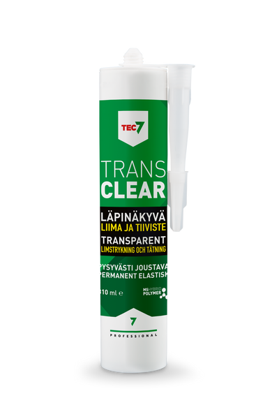 TEC7 Trans Clear kirkas kiinnitys- ja saumamassa