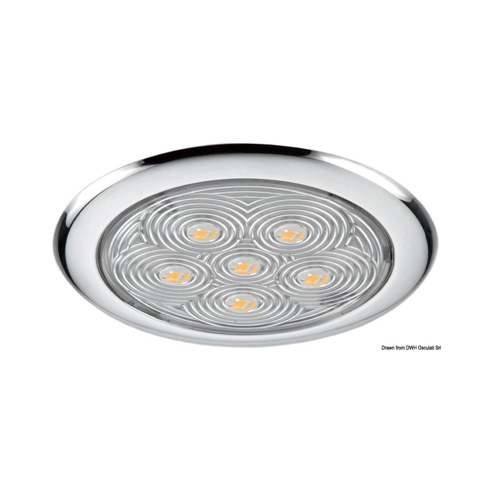 LED ceiling light, recessless version
