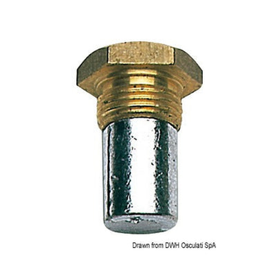 Cooling zinc plug