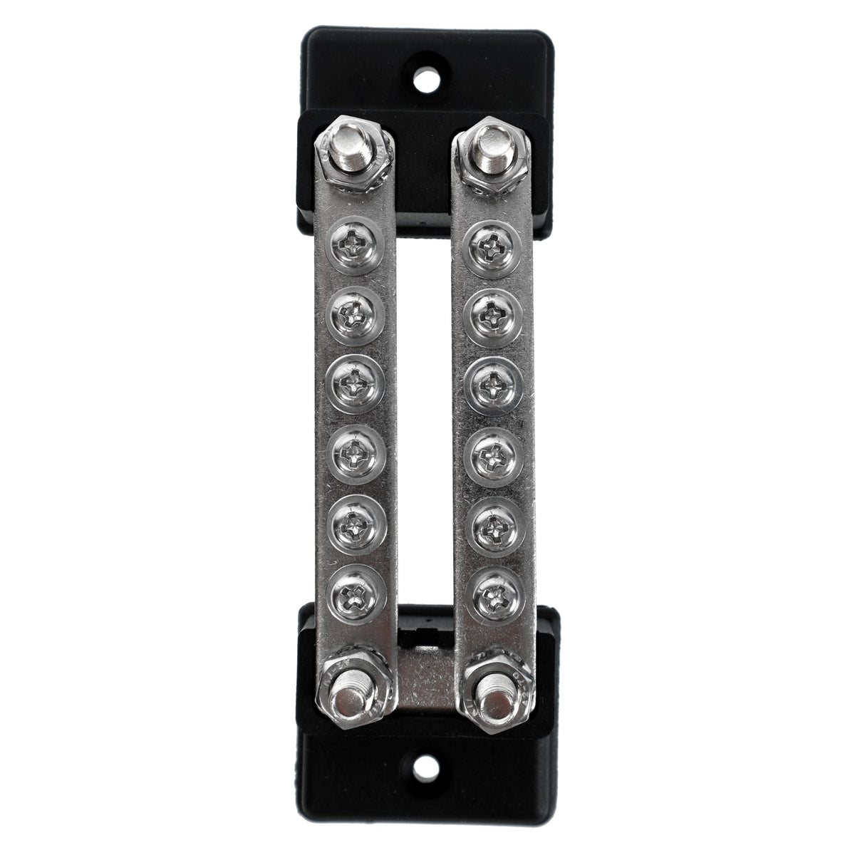 Twelve-way DC busbar rated 150 A
