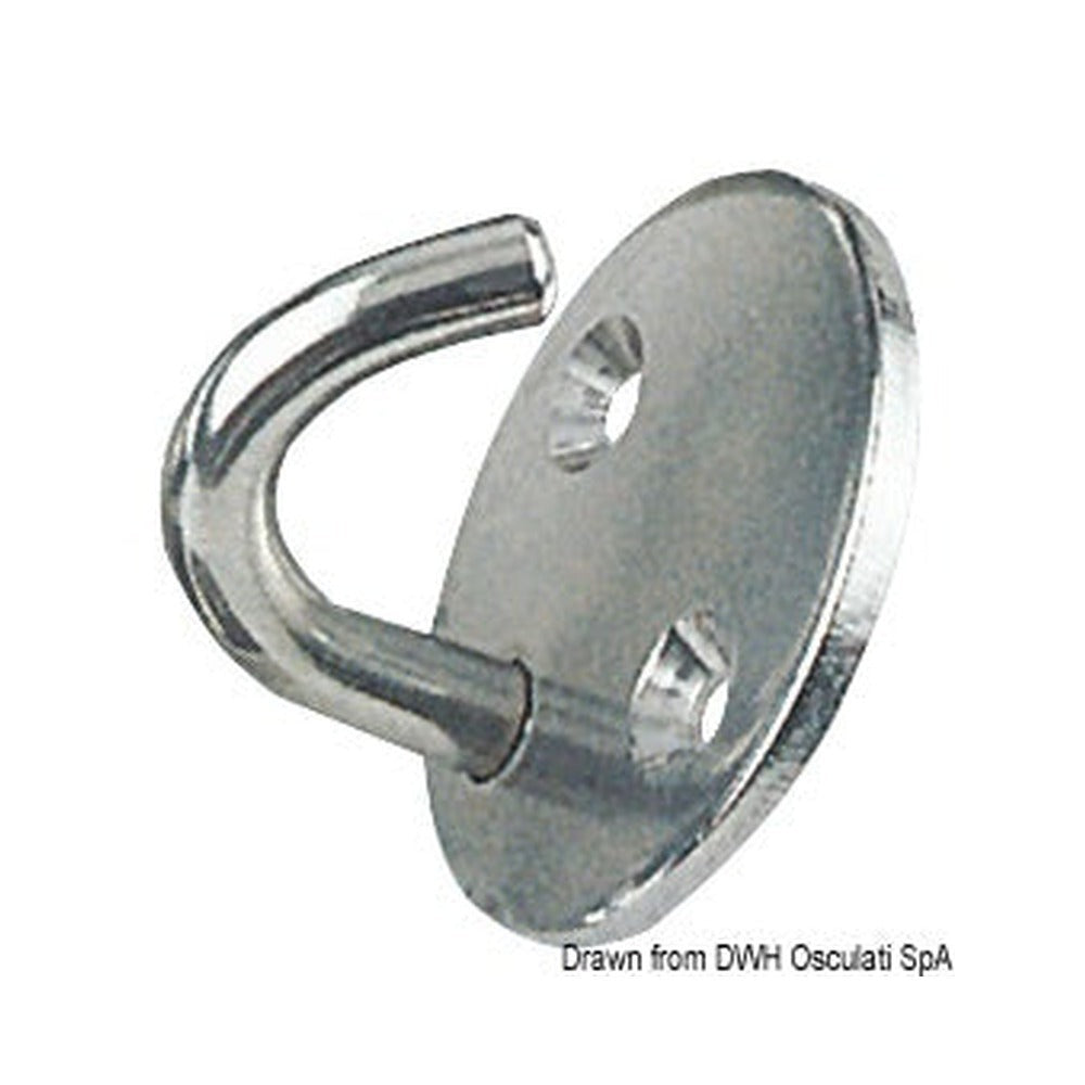 Round plate hooks