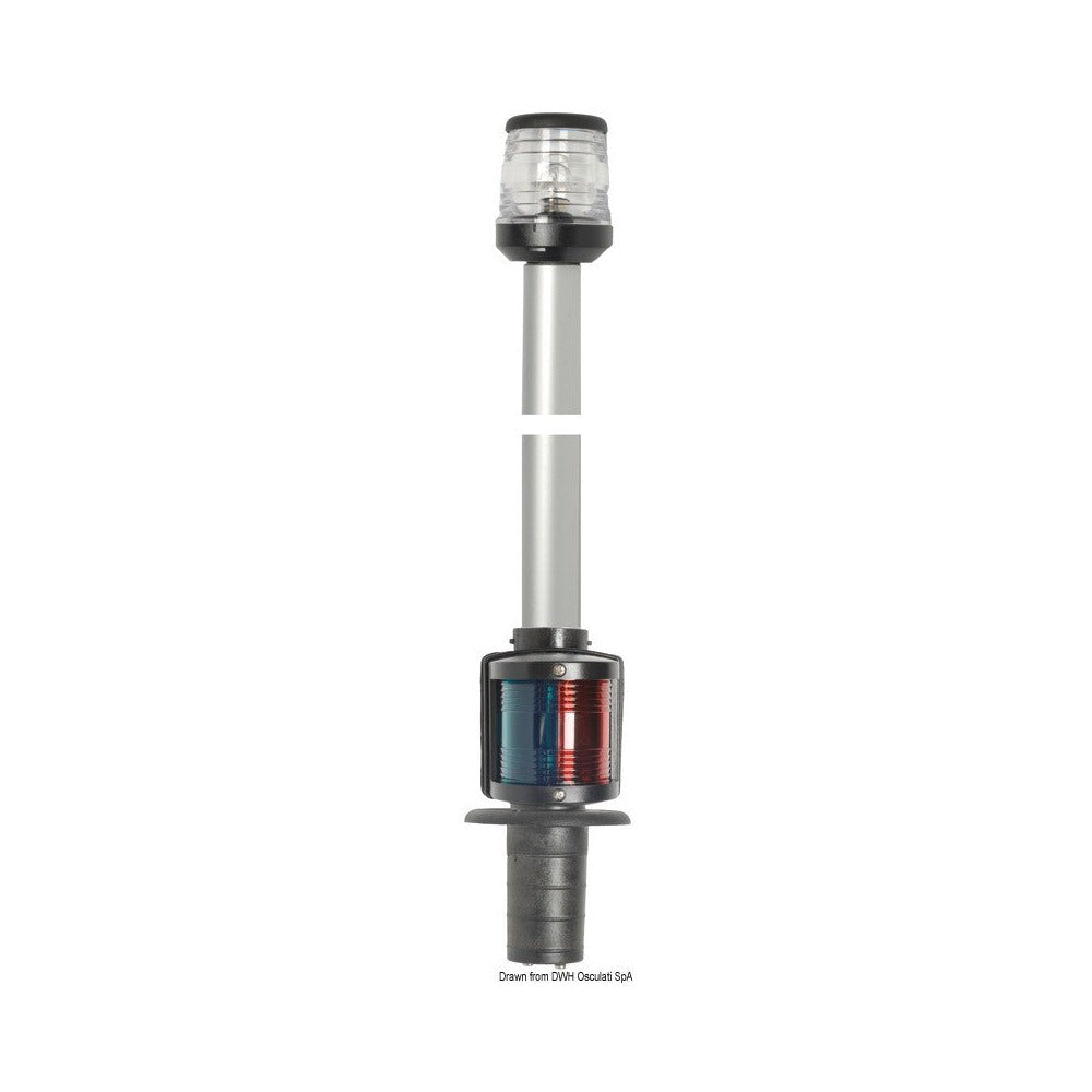 Anchor light with Classic combined aluminium pole