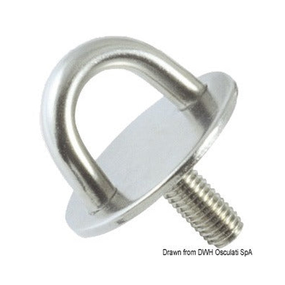 Plate with U-bolt and stud