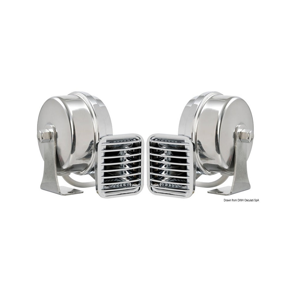Very powerful diaphragm horn