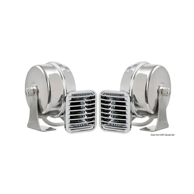 Very powerful diaphragm horn