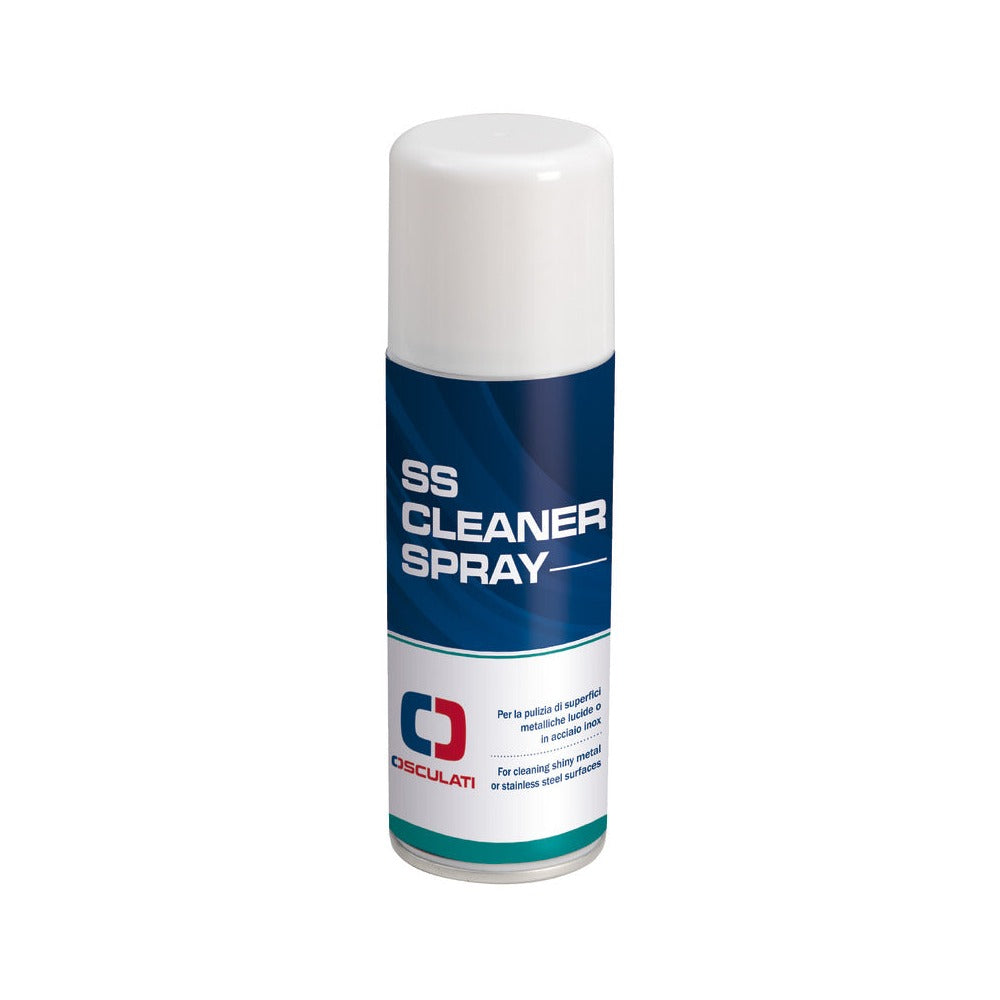 Stainless steel cleaner spray