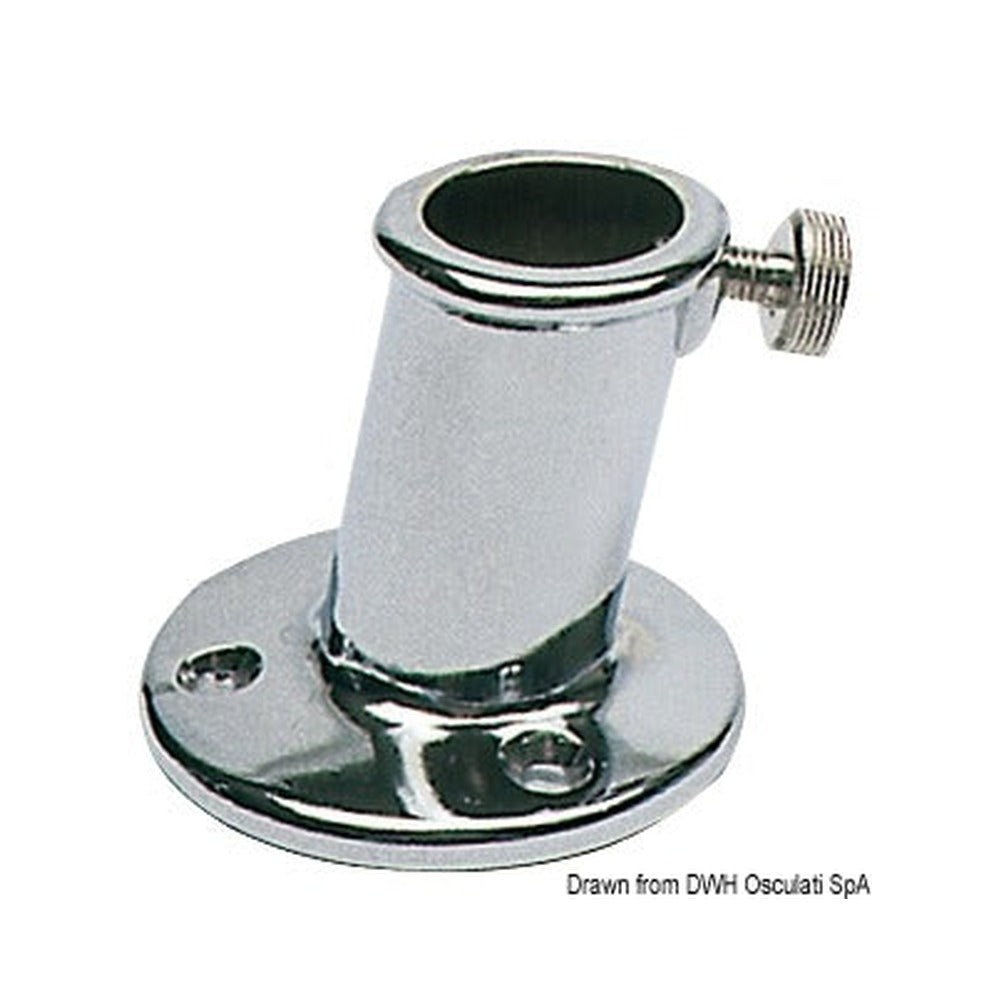 Flagstaff socket with reduced rake