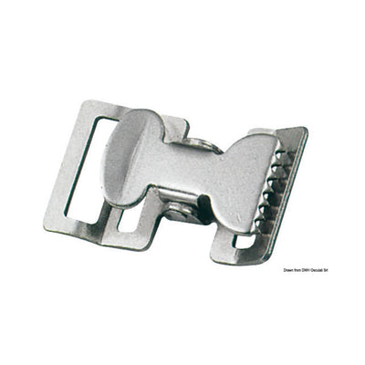 Stainless steel strap buckle