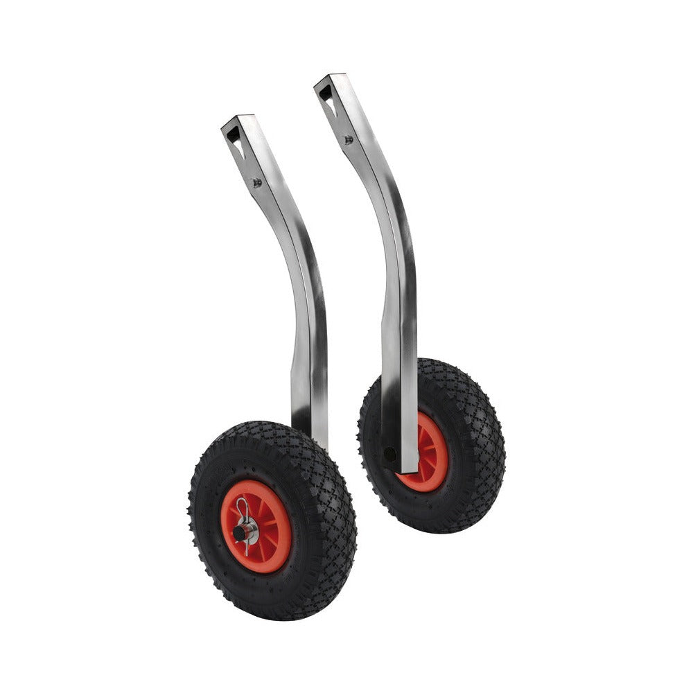 Transom wheels for dinghies - TILTING and REMOVABL