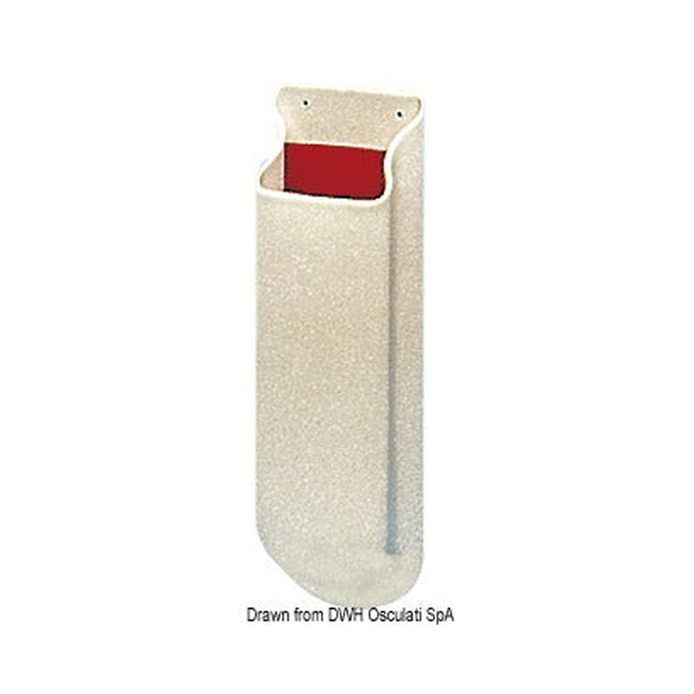 Winch handle pocket made of PVC
