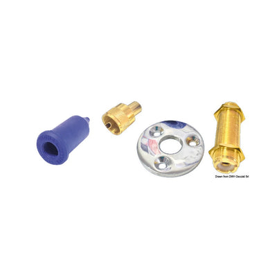 5-cm deck fairlead in golden colour