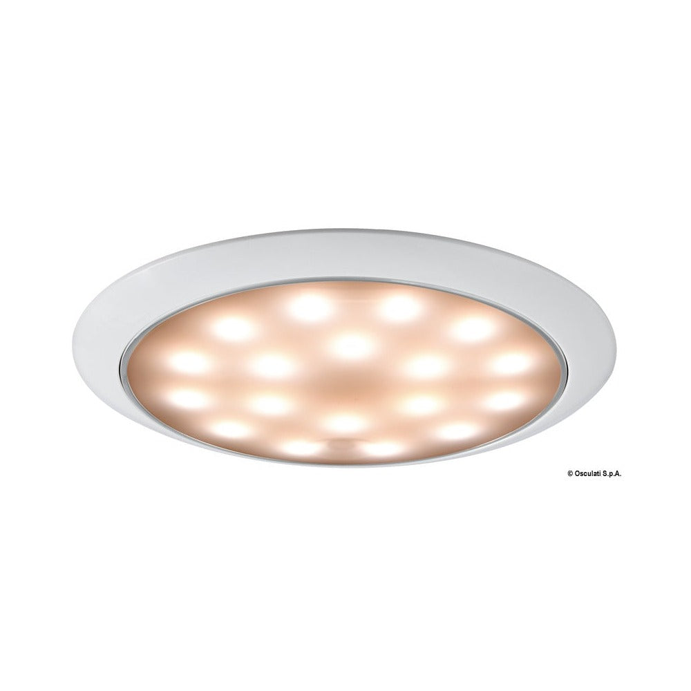 LED day/night ceiling light, recessless version