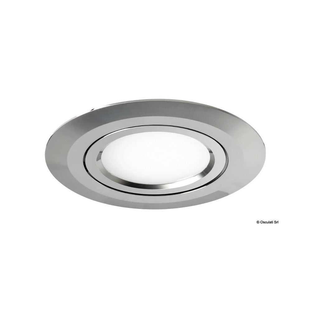 Recess-fit adjustable LED ceiling light