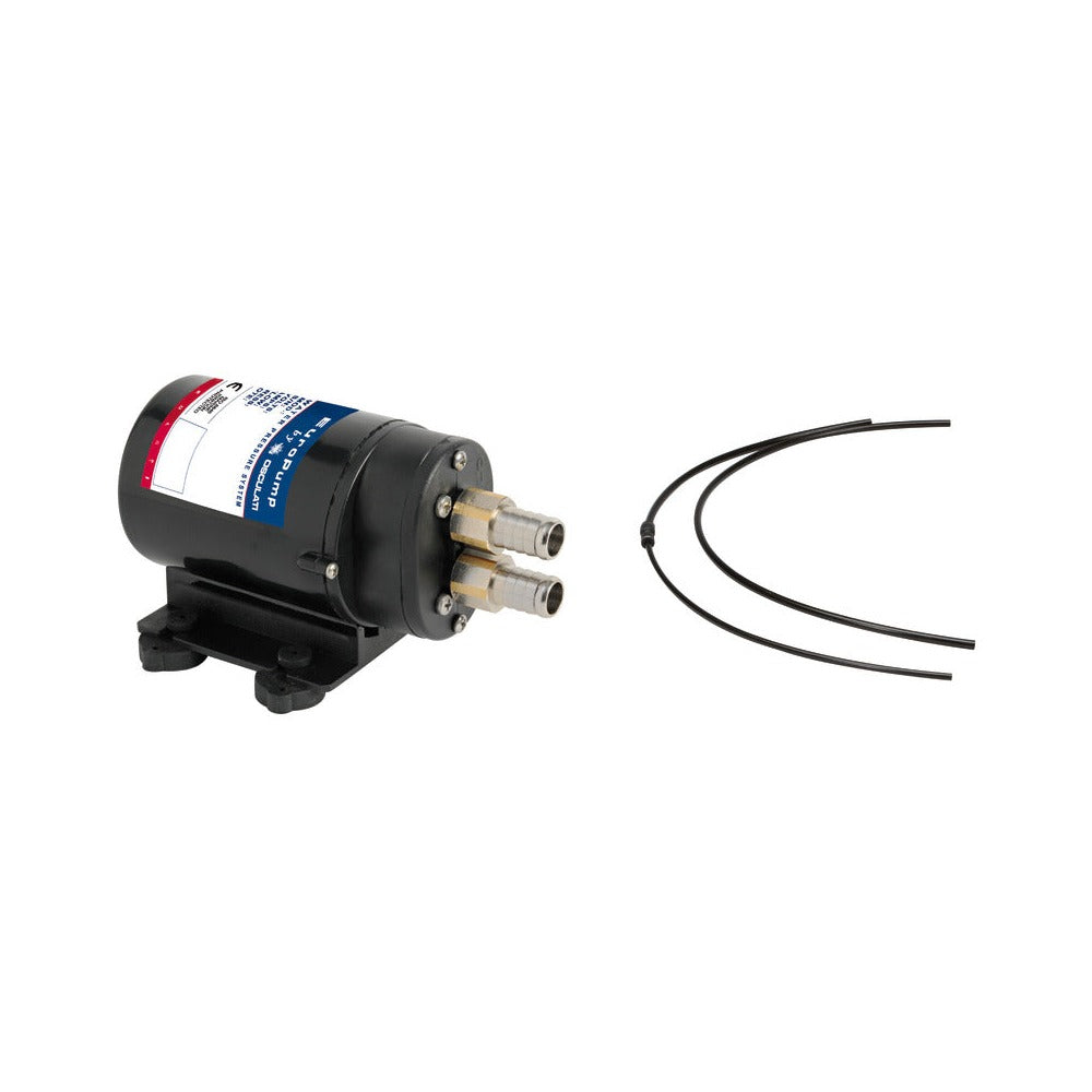 Reversible self-priming pump for oil emptying and