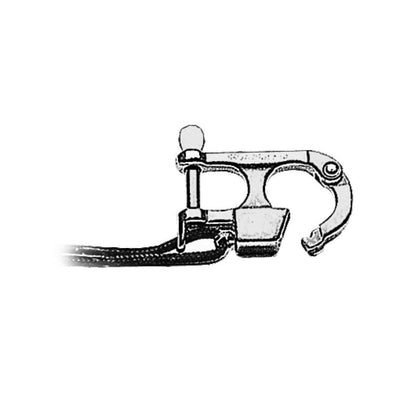 Snap-hook for water skiing in compliance with Ri.N